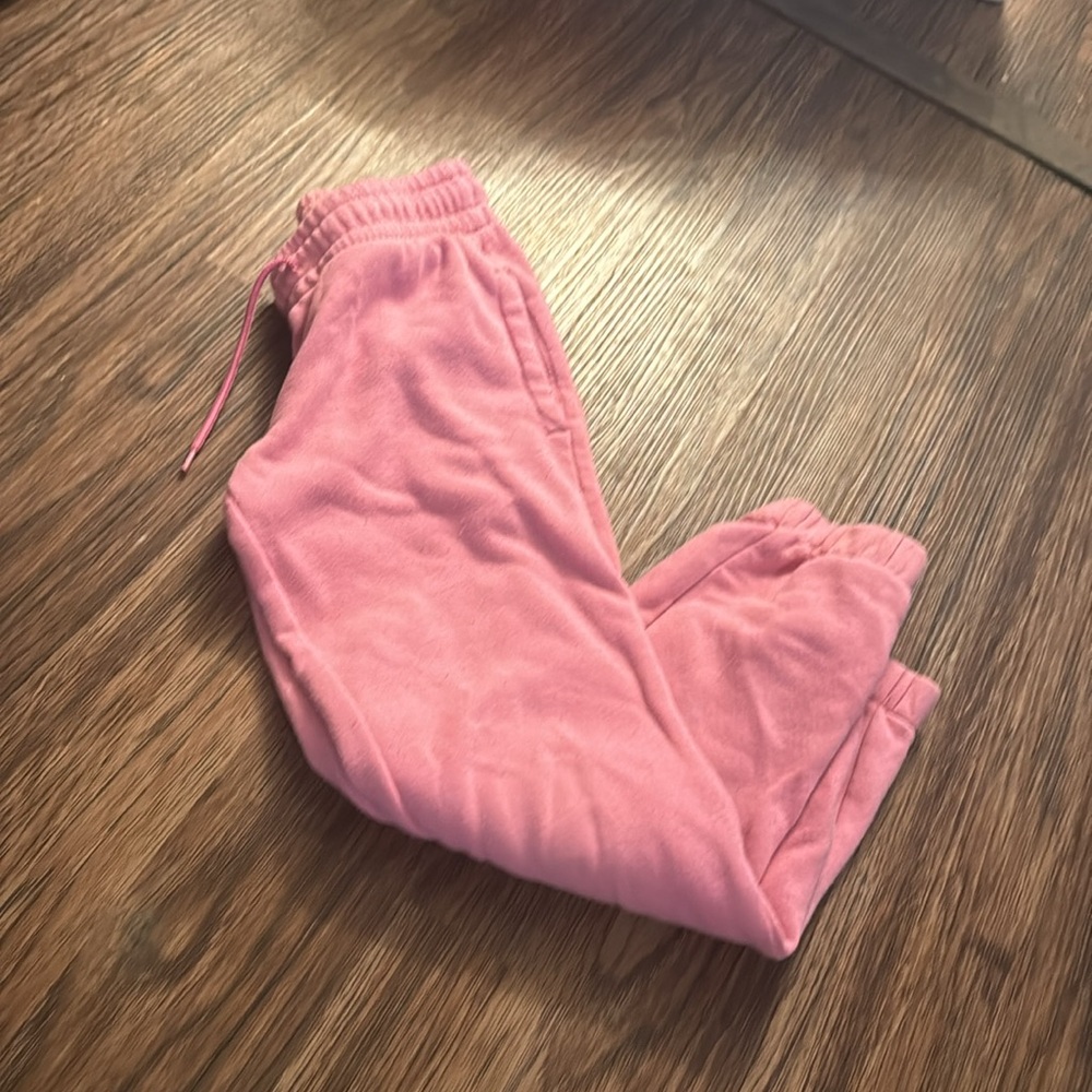3/$15 😻 Athletic Works Girls Small 6 6X Cotton Polyester Athletic Pink Pants